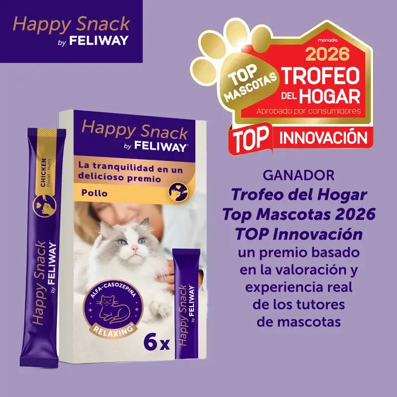 Feliway Happy Snack, confezione da 2 x 6 bastoncini