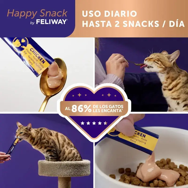 Feliway Happy Snack, confezione da 2 x 6 bastoncini