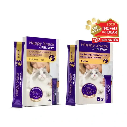 Feliway Happy Snack, confezione da 2 x 6 bastoncini