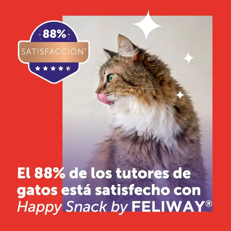 Feliway Happy Snack al gusto di vitello, 6 bustine