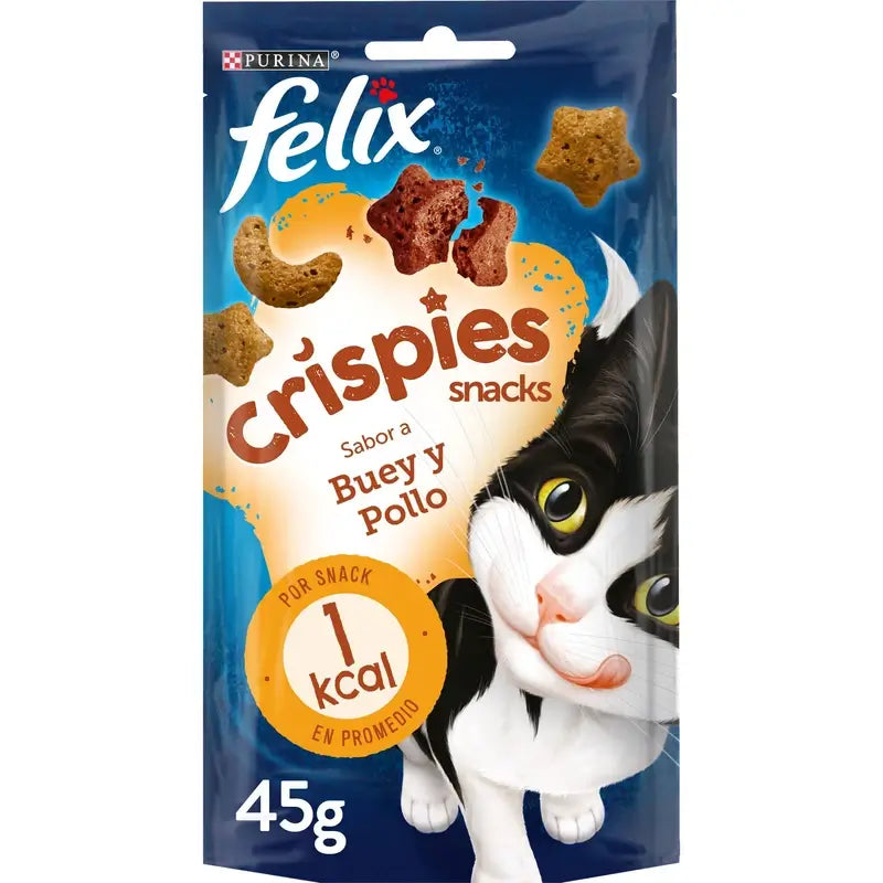 Felix Crispies Manzo e Pollo 8x45 g