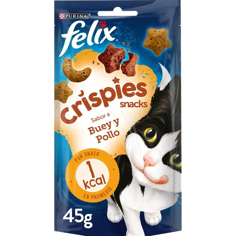 Felix Crispies Manzo e Pollo 8x45 g