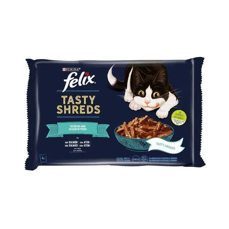 Felix Tasty Shreds Pesce in salsa 4x12x80 g