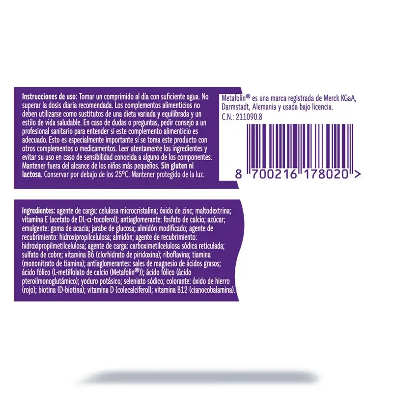 Femibion 0 Pianificazione della gravidanza con acido folico plus, 3X28 compresse