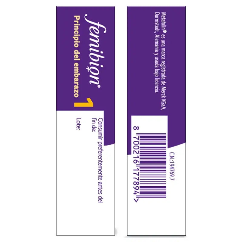Femibion 1 Primo trimestre di gravidanza, settimane 1-12, acido folico plus, 3X28 compresse