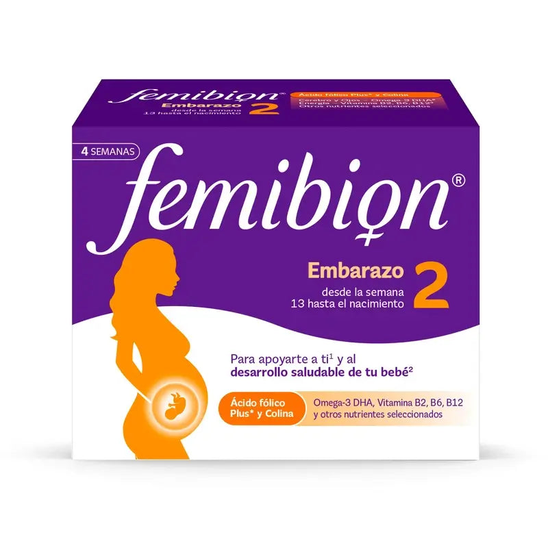 Femibion 2 Gravidanza con acido folico e vitamine, 3X28 compresse