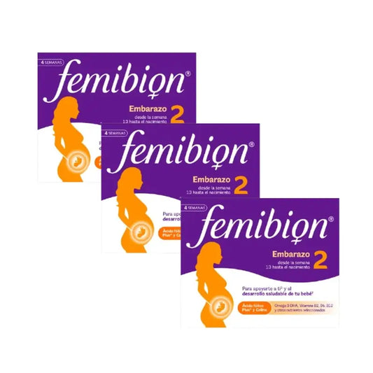 Femibion 2 Gravidanza con acido folico e vitamine, 3X28 compresse