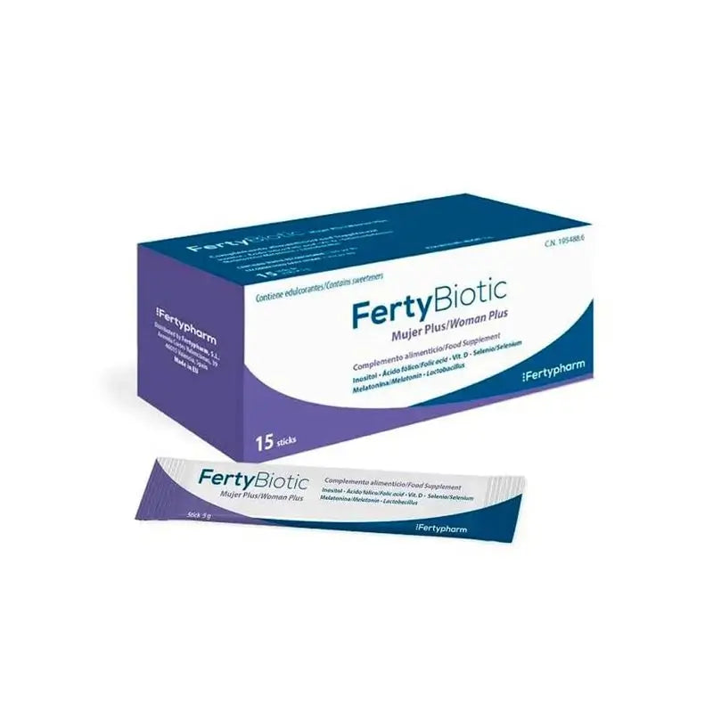 Fertybiotic Women Plus, 15 bastoncini