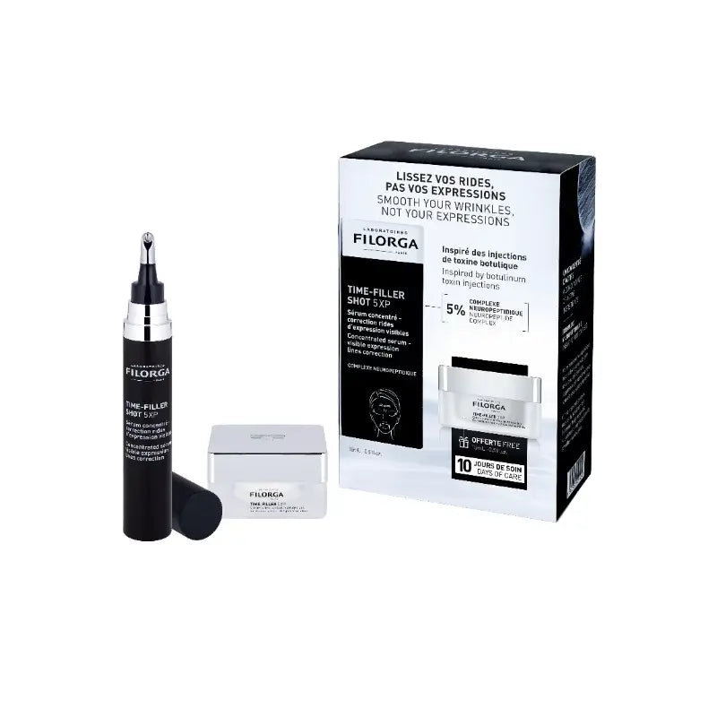 Filorga Duo Time-Filler Shot 5Xp + Time-Filler 5Xp Cream 15 ml in omaggio