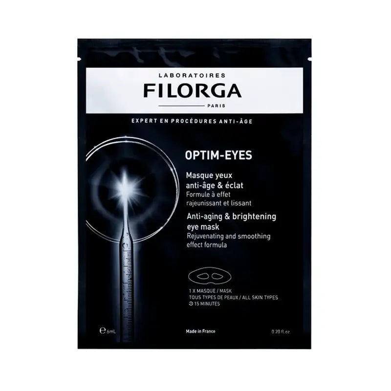Filorga Optim-Eyes Maschera effetto antietà e illuminante, 12 pezzi.