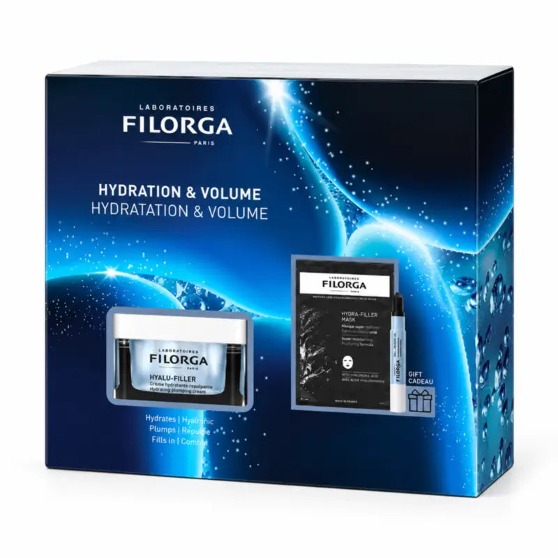 Filorga Pack Hyalu-Filler: Crema + Labbra + Maschera idratante flash