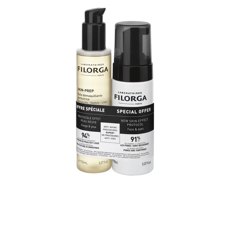 Filorga Skin Prep Duo Olio detergente + Schiuma , 150 ml