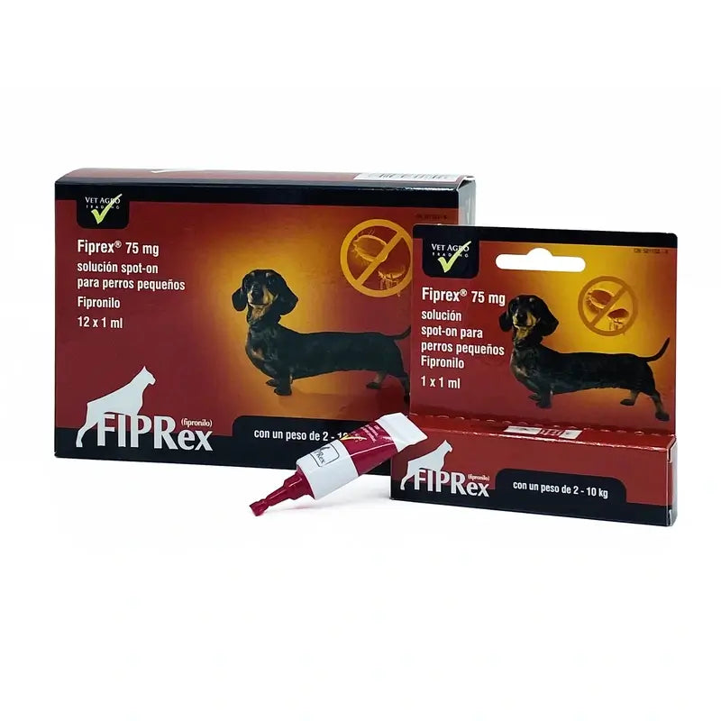 Prodotto chimico Fiprex S (cani fino a 10 kg), 12 pipette