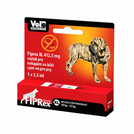 Prodotto chimico Fiprex XL (cani da 40 a 55 kg), 12 pipette