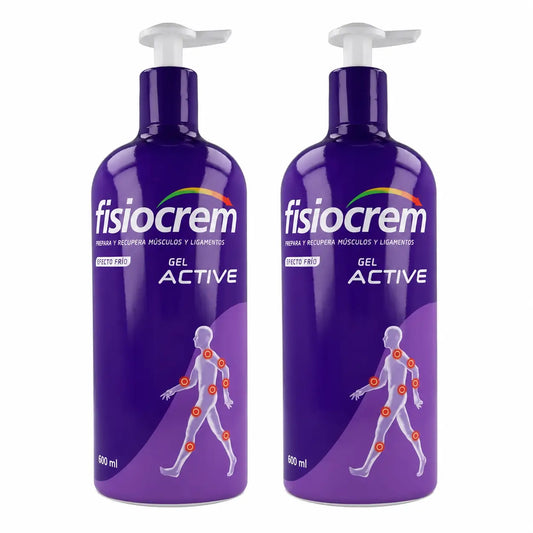 Fisiocrem Gel Active 600 ml, confezione da 2