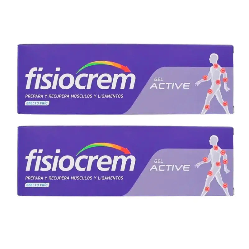 Fisiocrem Active Gel, Confezione 2 x 60 ml