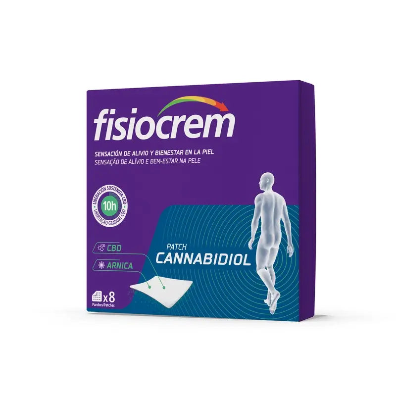 Fisiocrem Patch Cannabidiolo, 8 unità