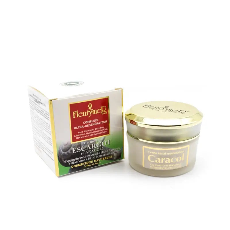Fleurymer Crema di lumache + Acido ialuronico + Aloe 50Ml.