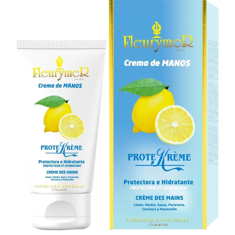 Crema mani Fleurymer Limone e piante 80 ml.