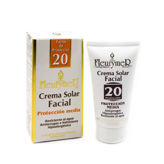 Fleurymer Crema solare viso Spf-20 Tubo 80Ml.