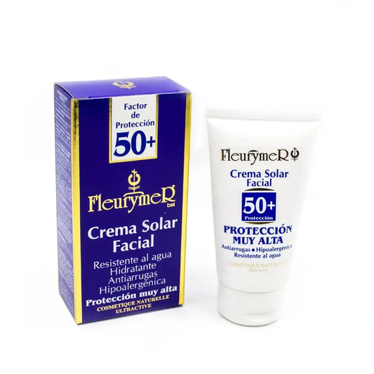 Fleurymer Crema solare viso Spf-50+ Tubo 80Ml.