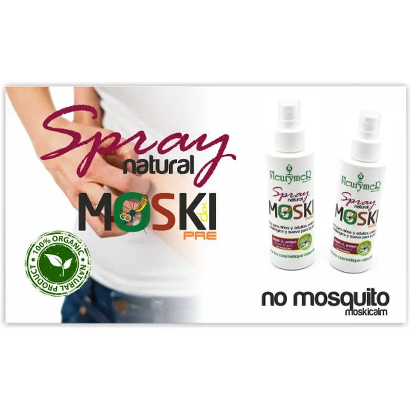 Fleurymer Moskidol Pre-spray naturale contro le zanzare 125 ml.