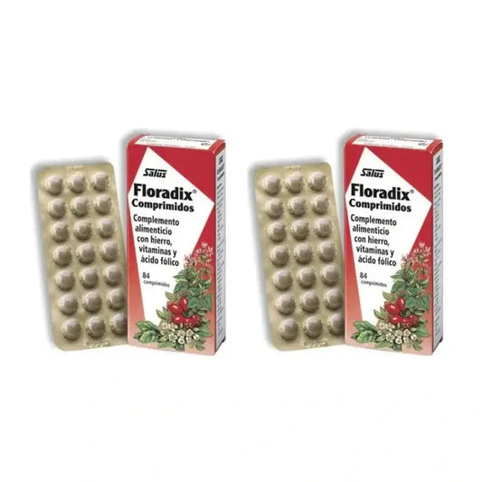 Floradix Integratore alimentare, 2X84 compresse