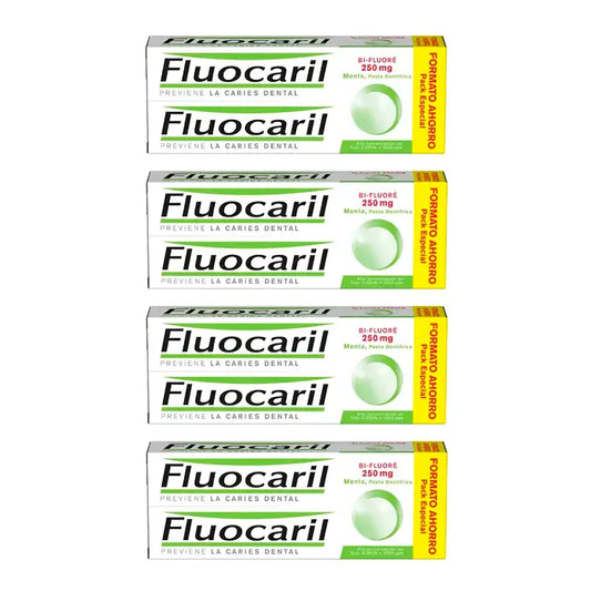 Fluocaril Bi-Fluore, Confezione 4 x 2x125 ml