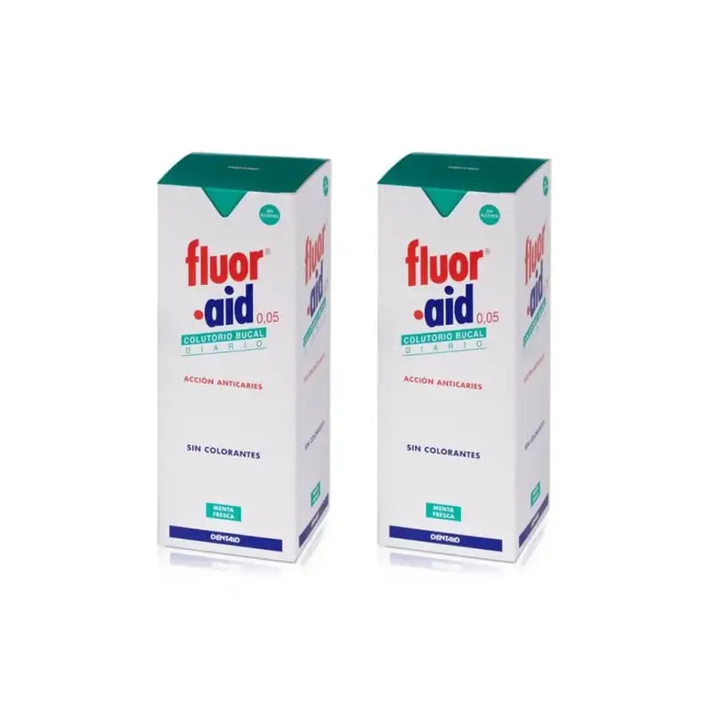 Fluor Aid Collutorio quotidiano 0,05, 2X500 Ml