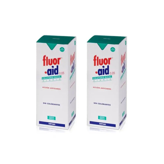 Fluor Aid Collutorio quotidiano 0,05, 2X500 Ml