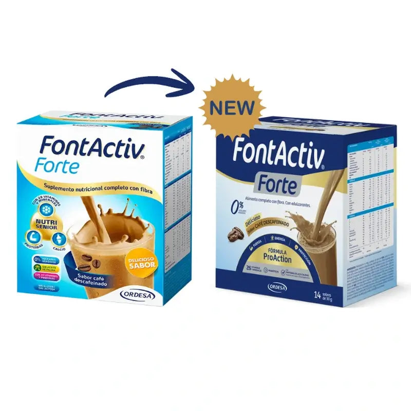 Caffè Fontactiv Proaction Forte, 14 bustine da 30 grammi