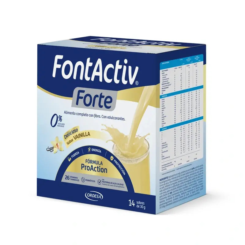 FontActiv Forte Vaniglia, 14X30 g