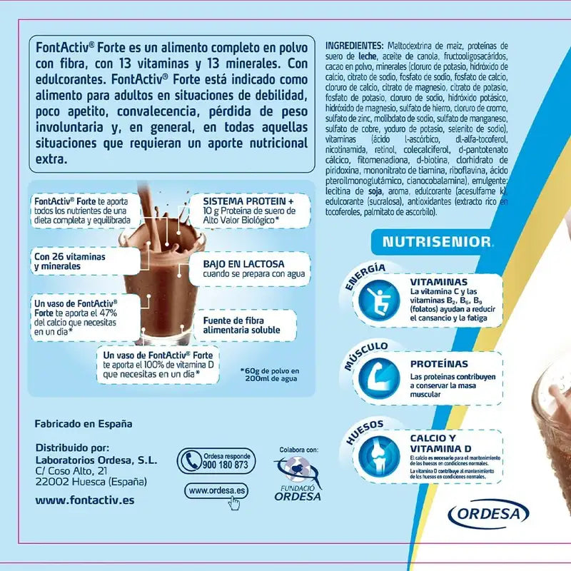 Fontactiv forte ProAction Chocolate, 800g