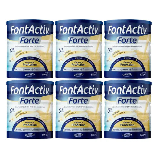 Fontactiv Forte ProAction Vanilla, Pack 6 x 800g