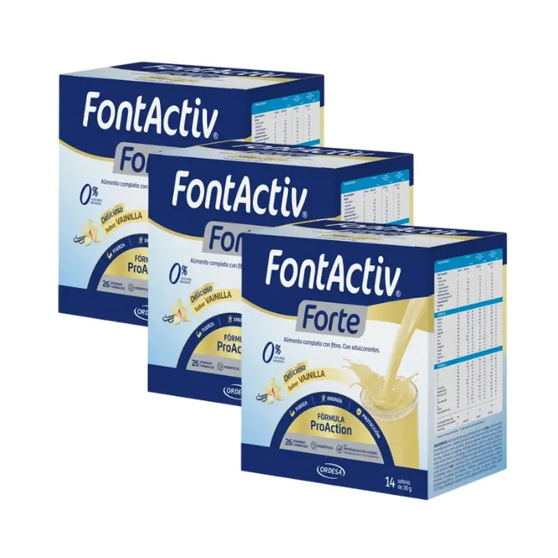 FontActiv Forte Vanilla Confezione 3 x 14 x 30 grammi