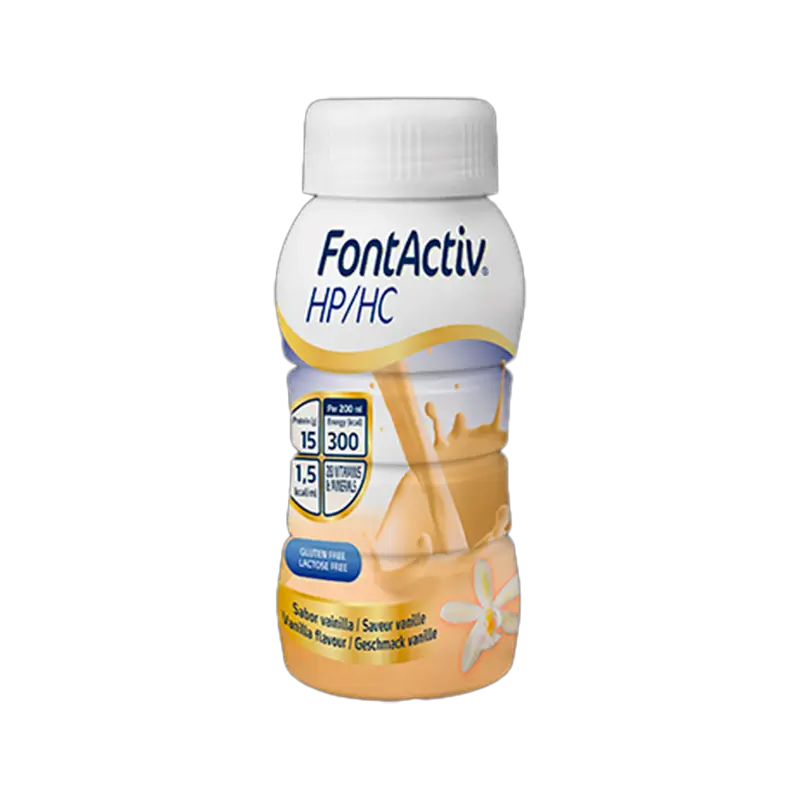 Fontactiv hp/hc Fibra al gusto di vaniglia 200ml x 24 flaconi