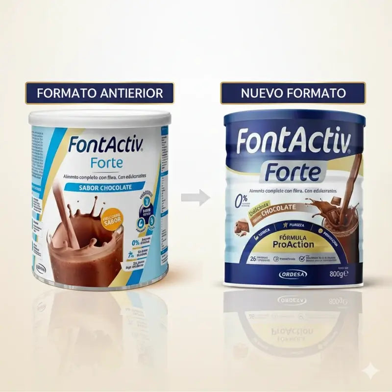 Fontactiv forte ProAction Chocolate, Confezione 3x800g