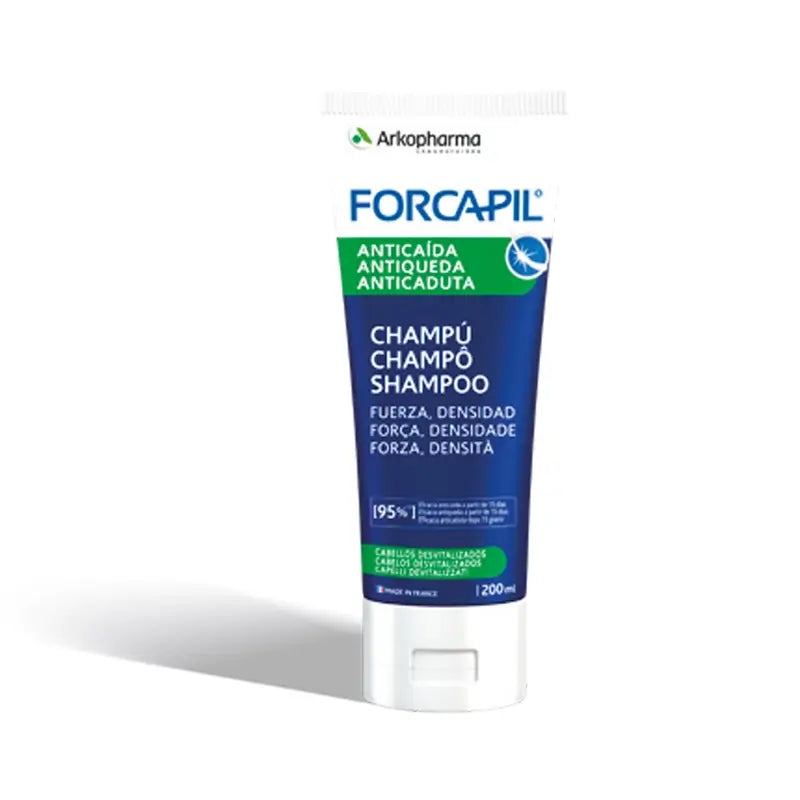 Arkopharma Forcapil Shampoo per la perdita dei capelli, 200 ml