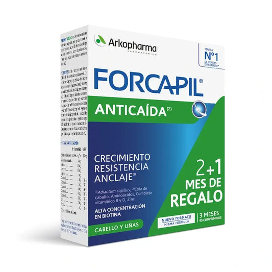 Arkopharma Forcapil Anti-Capelli, 60 compresse Confezione 2+1