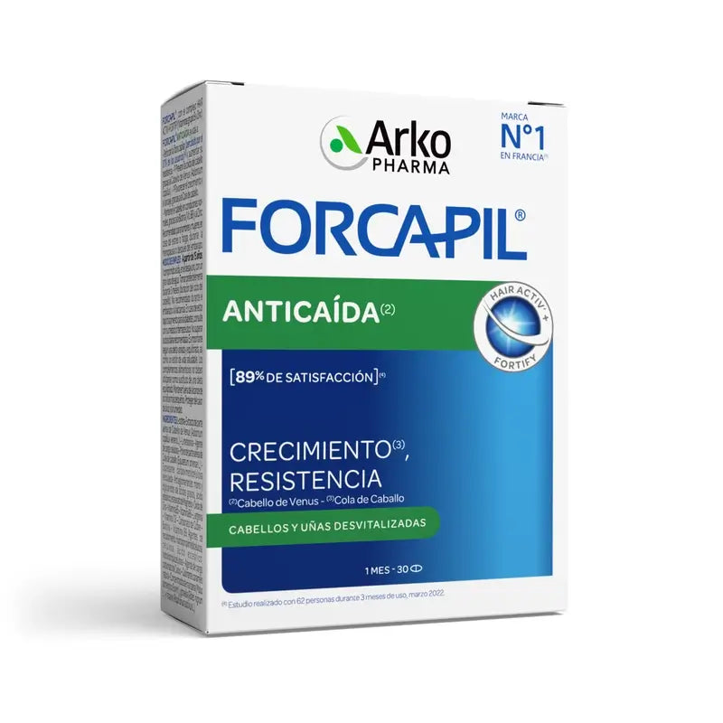 Arkopharma Forcapil Anti-Caduta di capelli, 30 compresse