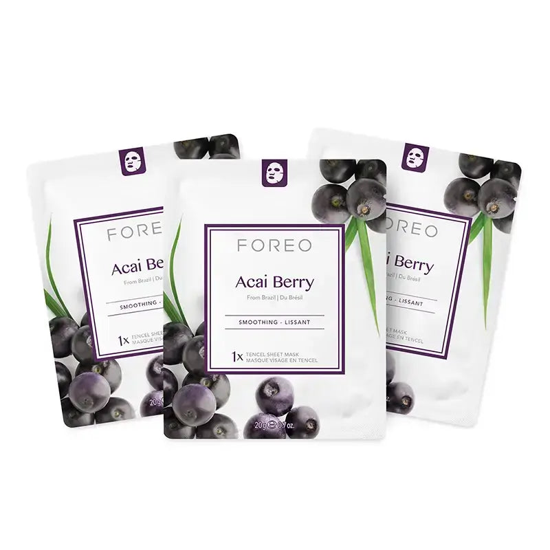 Foreo Farm To Face Sheet Mask - Bacche di Acai x3