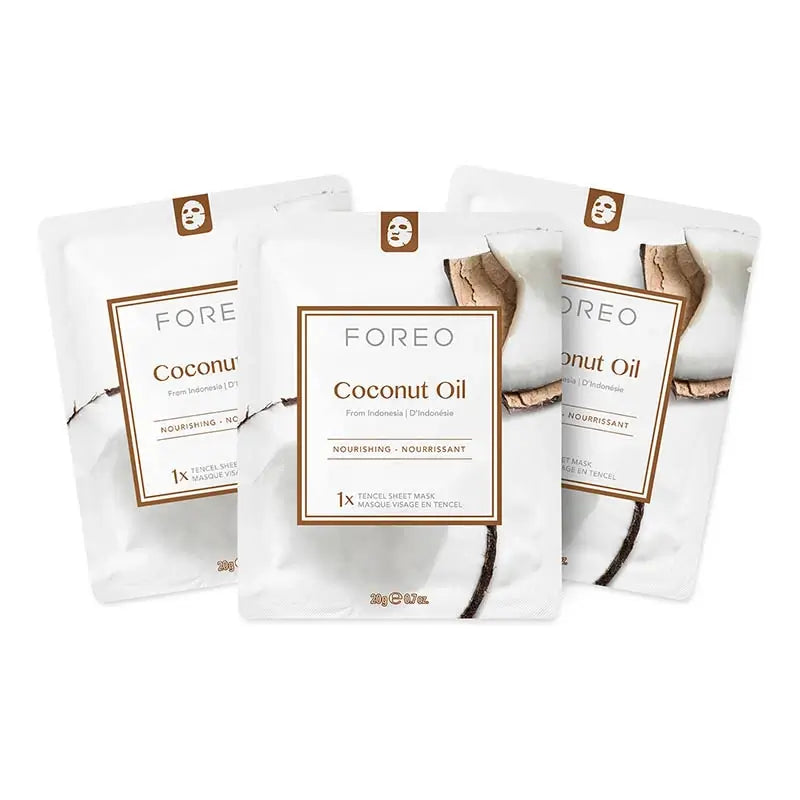 Foreo Farm To Face Sheet Mask - Olio di cocco x3