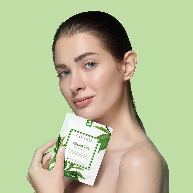 Foreo Farm To Face Sheet Mask - Tè verde x3
