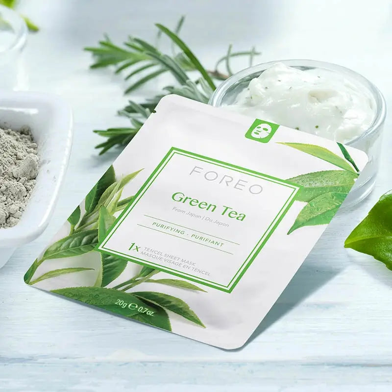 Foreo Farm To Face Sheet Mask - Tè verde x3