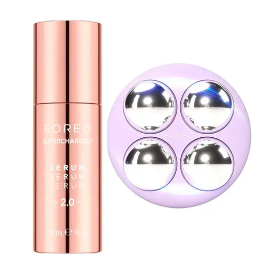 Foreo Supercharged™ Serum 2.0 + Foreo Bear™ 2 Body Lavender , 2 pz.