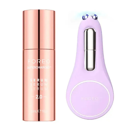 Foreo Supercharged™ Serum 2.0 + Foreo Bear 2 Occhi e Labbra Lavanda , 2 pz.