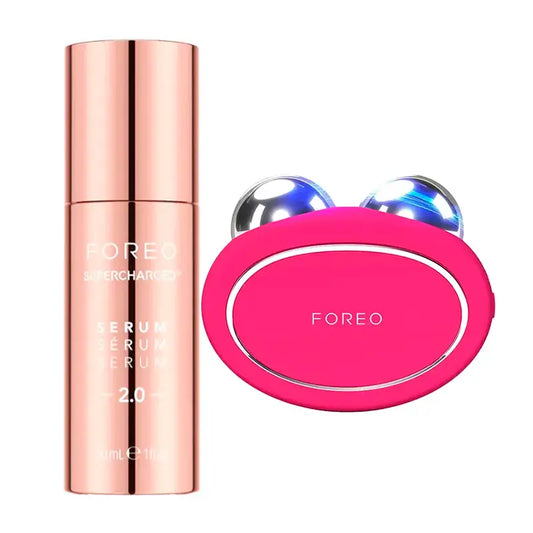 Foreo Supercharged™ Serum 2.0 + Foreo Bear 2 Fuchsia , 2 pz.