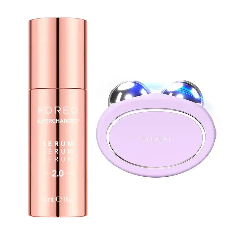 Foreo Supercharged™ Serum 2.0 + Foreo Bear 2 Lavender , 2 pz.