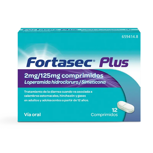 Fortasec Plus 2/125 mg 12 compresse