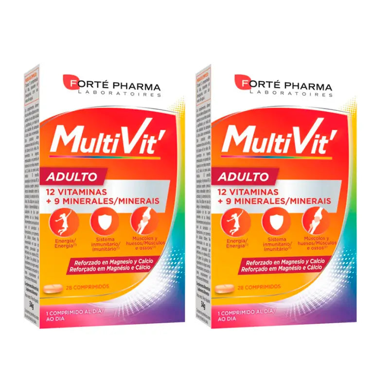 Forté Pharma Duplo Energy Multivitamine Adulti 2 x 28 compresse